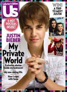 Pictorial Justin Bieber in Us Weekly