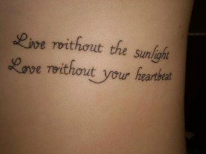 Fraze romantice de dragoste pentru tatuaje 2013